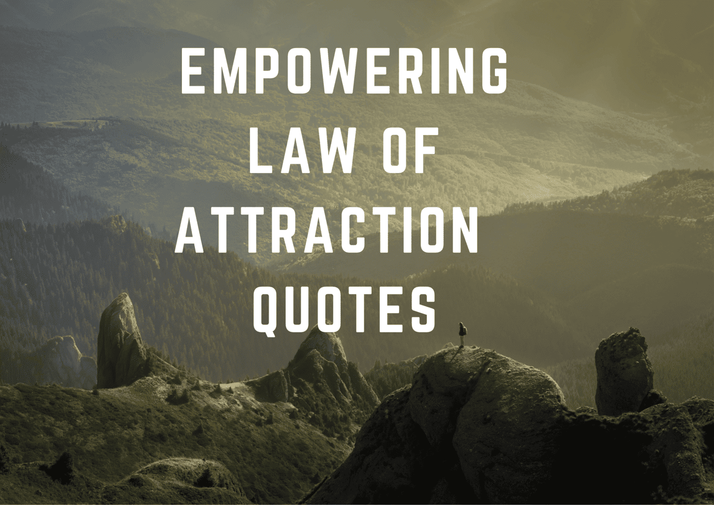 Empowering Law of Attraction Quotes for a Positive Mindset
